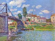 Alfred Sisley Bridge at USA oil painting artist